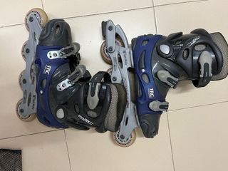 patines en linea+protecciones+casco