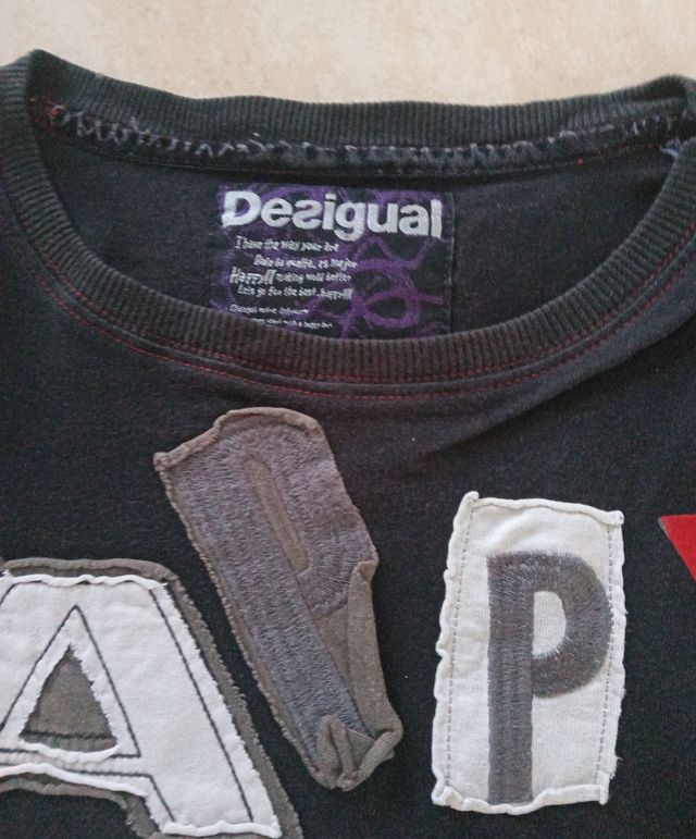 Camiseta desigual hombre