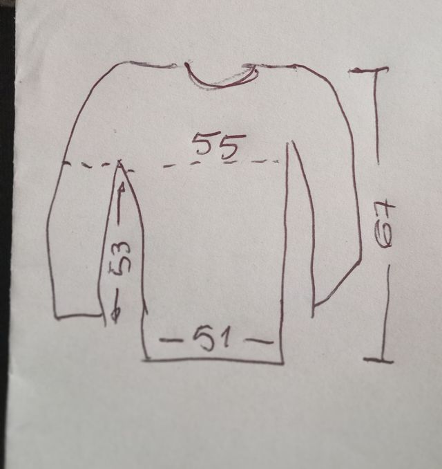 Camiseta desigual hombre