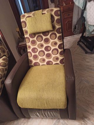 Sofá 2 plazas+butaca+cortina de REGALO