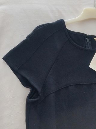 Vestido babydoll negro