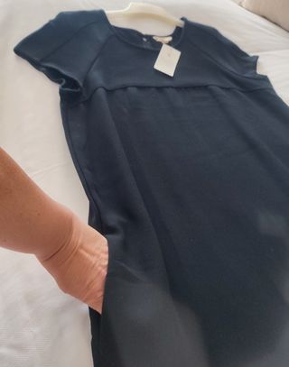 Vestido babydoll negro