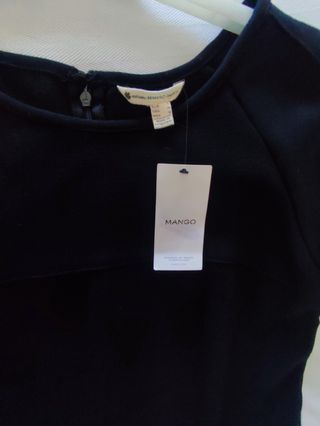 Vestido babydoll negro