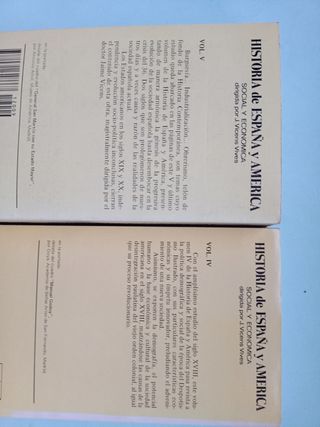 HISTORIA DE ESPAÑA Y AMÉRICA,- 5 VOLS.-