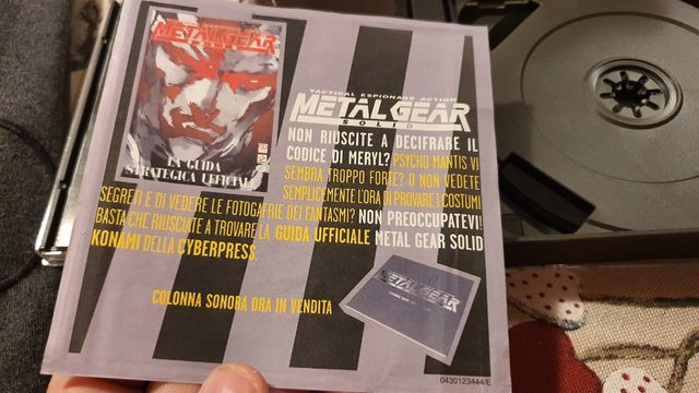 Metal gear solid ps1 ita con demo