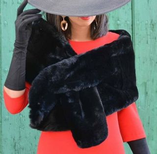 Vestido Fiesta + Estola.