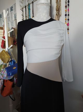 Vestido Fiesta + Estola.