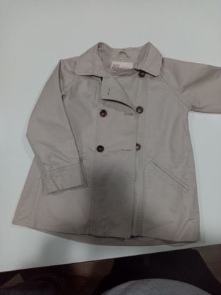 Gabardina entretiempo niña