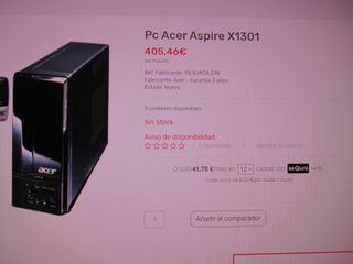 Pc Baberone Acer Aspire AX1301. Futbol,F1,series.
