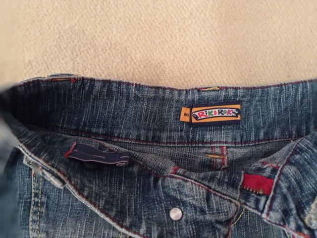 Minifalda vaquera infantil, talla 8