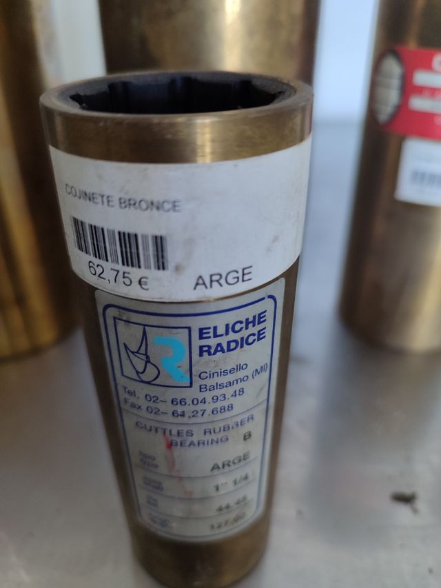 Cojinetes de bronce embarcación