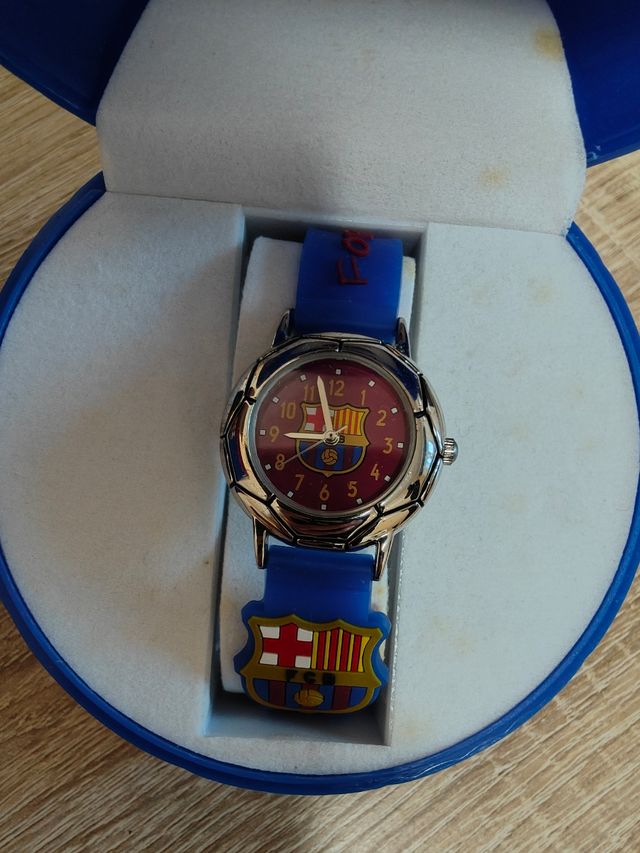 Reloj y libreta oficial FC Barcelona