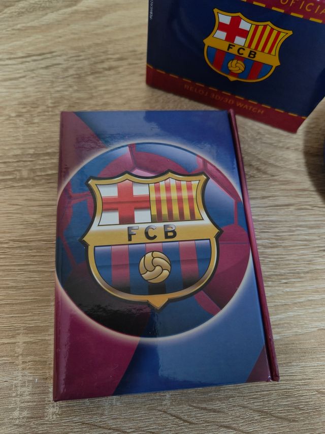 Reloj y libreta oficial FC Barcelona