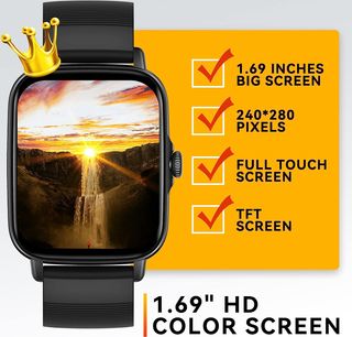 Reloj Inteligente Hombres 1.7" HD 