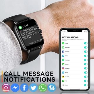 Reloj Inteligente Hombres 1.7" HD 