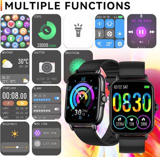 Reloj Inteligente Hombres 1.7" HD 