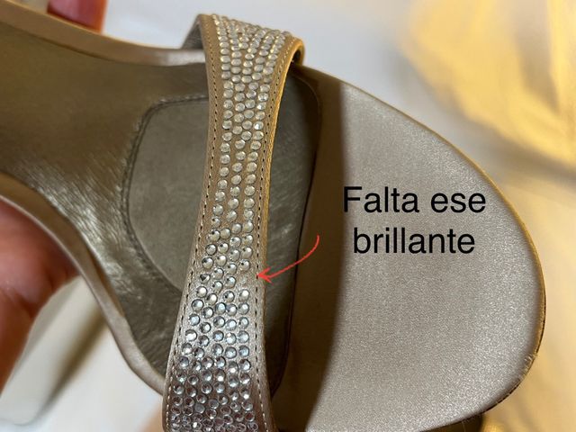 Sandalias Menbur cristales T40