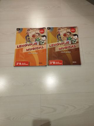 Pack de libros del conservatorio de música