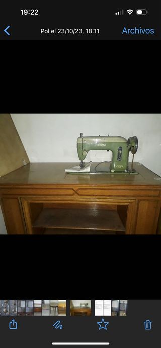 Máquina de coser sigma + mueble