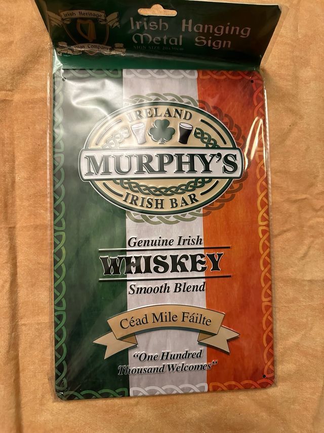 Placas Metalicas Adorno Irlanda