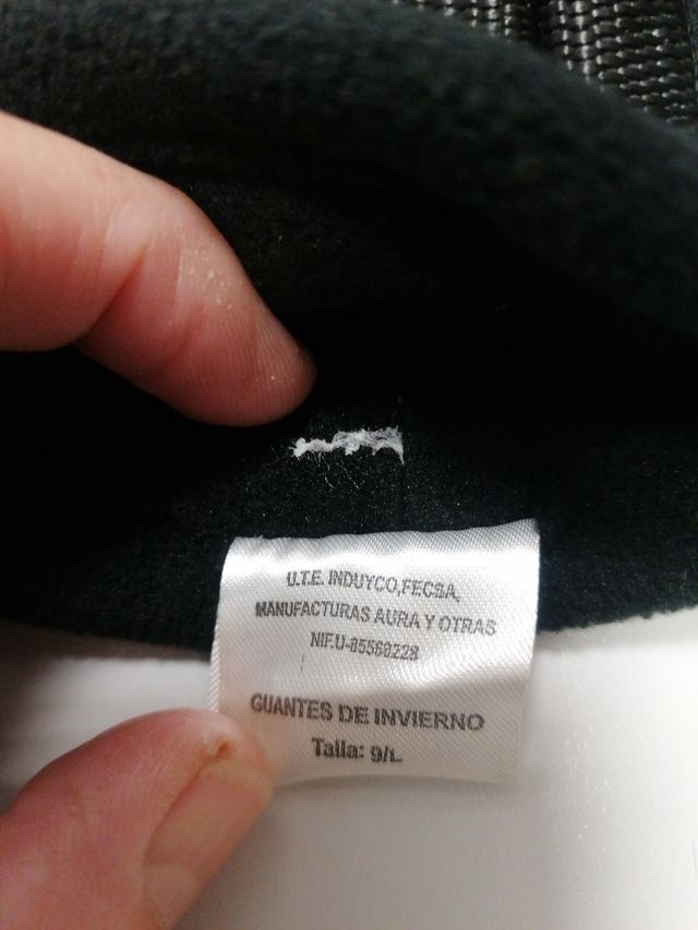 Guante polar Thinsulate.