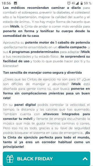 Cinta de correr