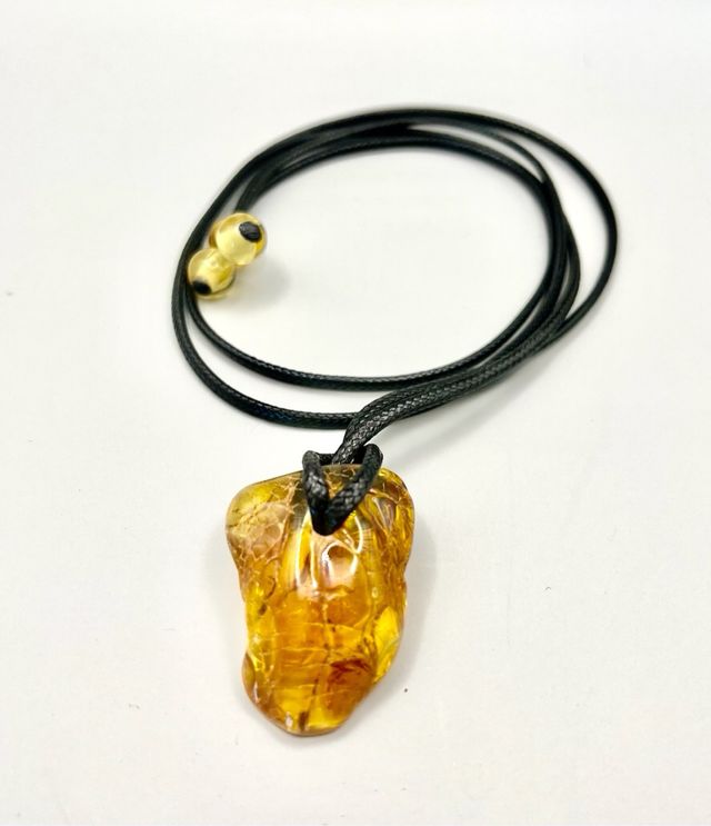 Colgante Ambar/ Piedra grande