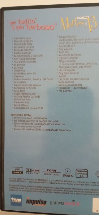 Martes y 13.  DVD(5)