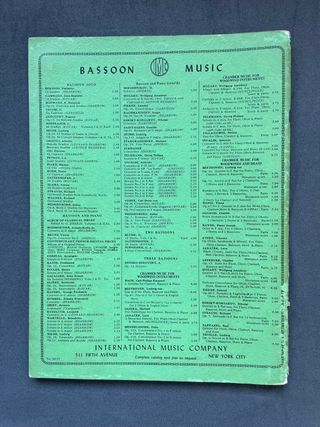 Concert Studies op. 26 for bassoon - Milde -
