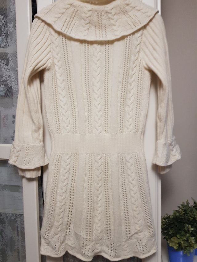 Vestido Highly Preppy talla XS crema