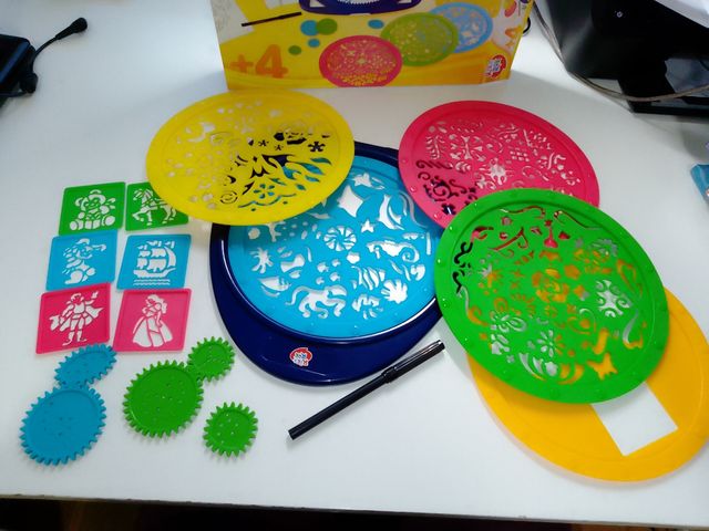 3 x 2 Juego dibuja MANDALAS Rik Rok