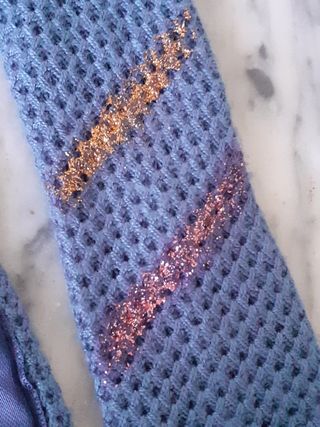 Natale cravatta con lurex