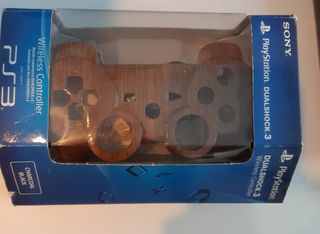 Carcasa mando ps3 madera
