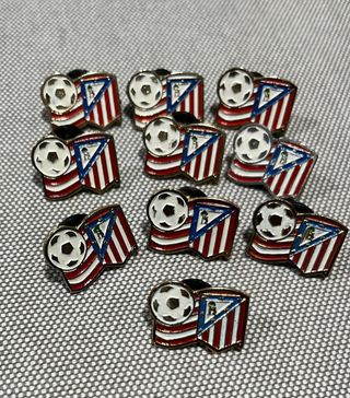 6 pins insignia Atlético de Madrid
