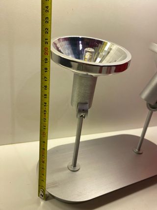 applique due faretti massive