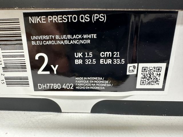 Nike Air Presto x Hello Kitty EU 33.5 a estrenar