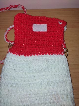 Bolsos a ganchillo, medidas en fotos 