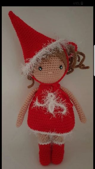 Bambola di Natale amigurumi