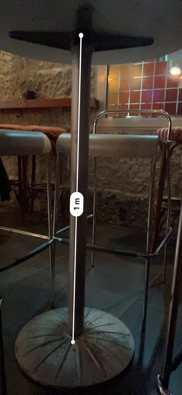 Juego de Mesa Alta con 4 sillas