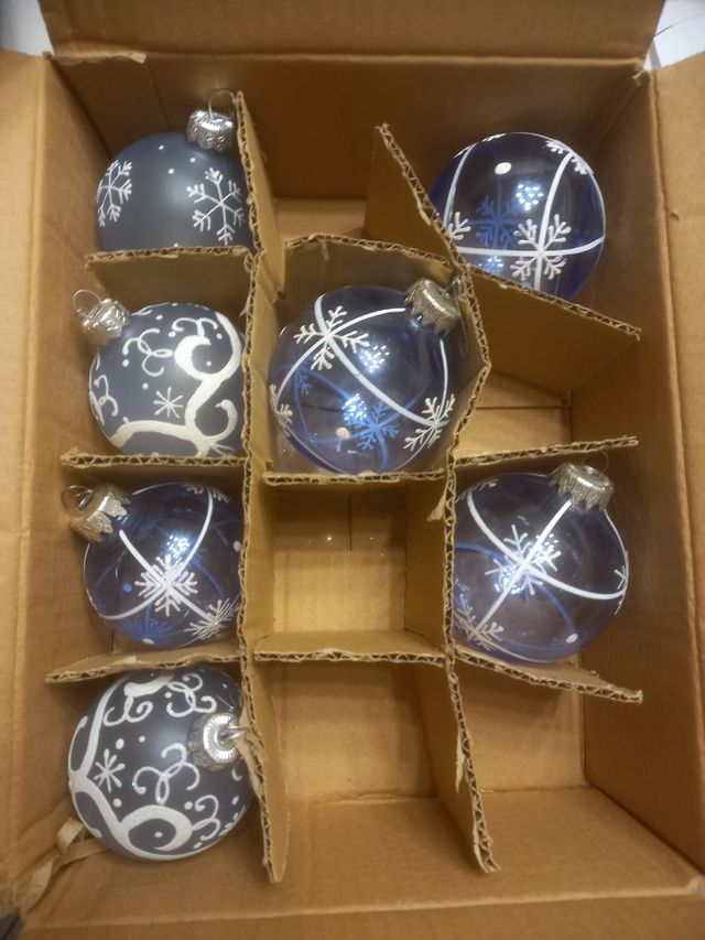 Bocce di Natale di vetro