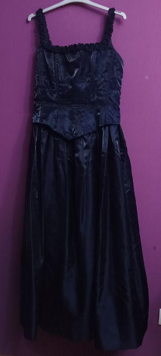Vestido de fiesta azul noche 