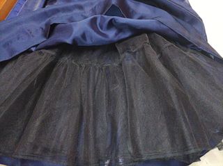 Vestido de fiesta azul noche 