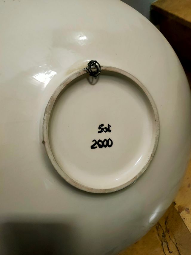 Plato cerámica Gaudí 38 cm(artesanal)