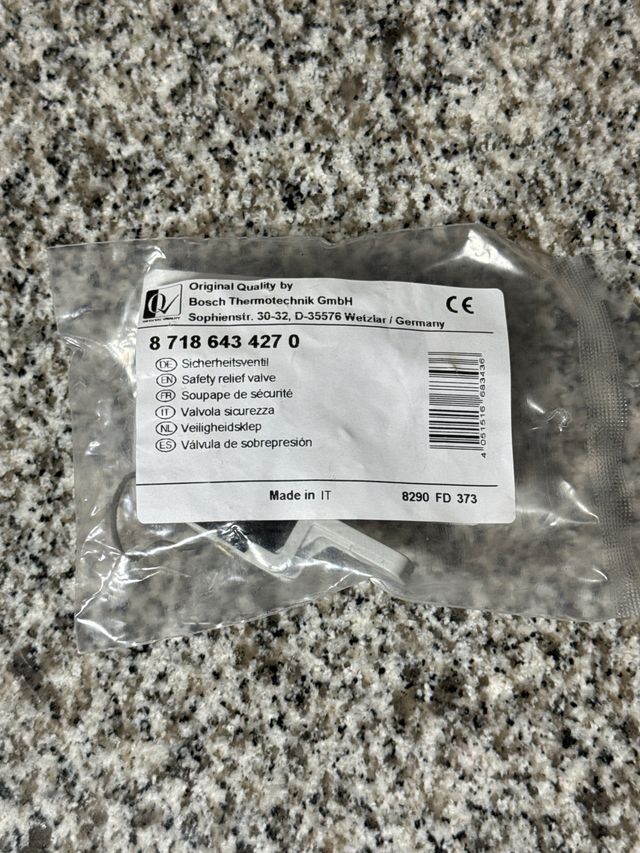 valvula seguridad Junkers