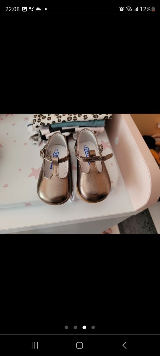 zapatos talla 19 niña nuevos piel