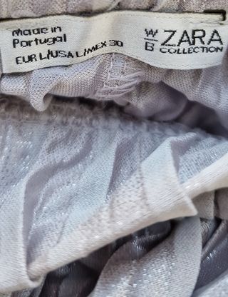 Falda plisada Zara