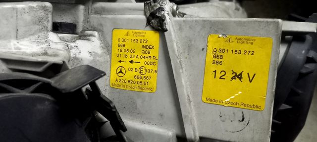 faro de xénon Mercedes serie Clase S