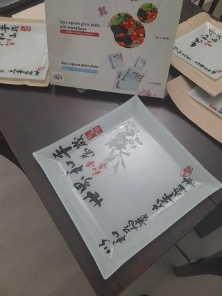 Platos Cuadrados Originales