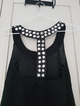 Blusa fiesta negra