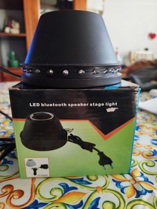 Led bluetooth speaker stage light